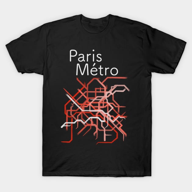 Paris Métro T-Shirt by FreshSketch